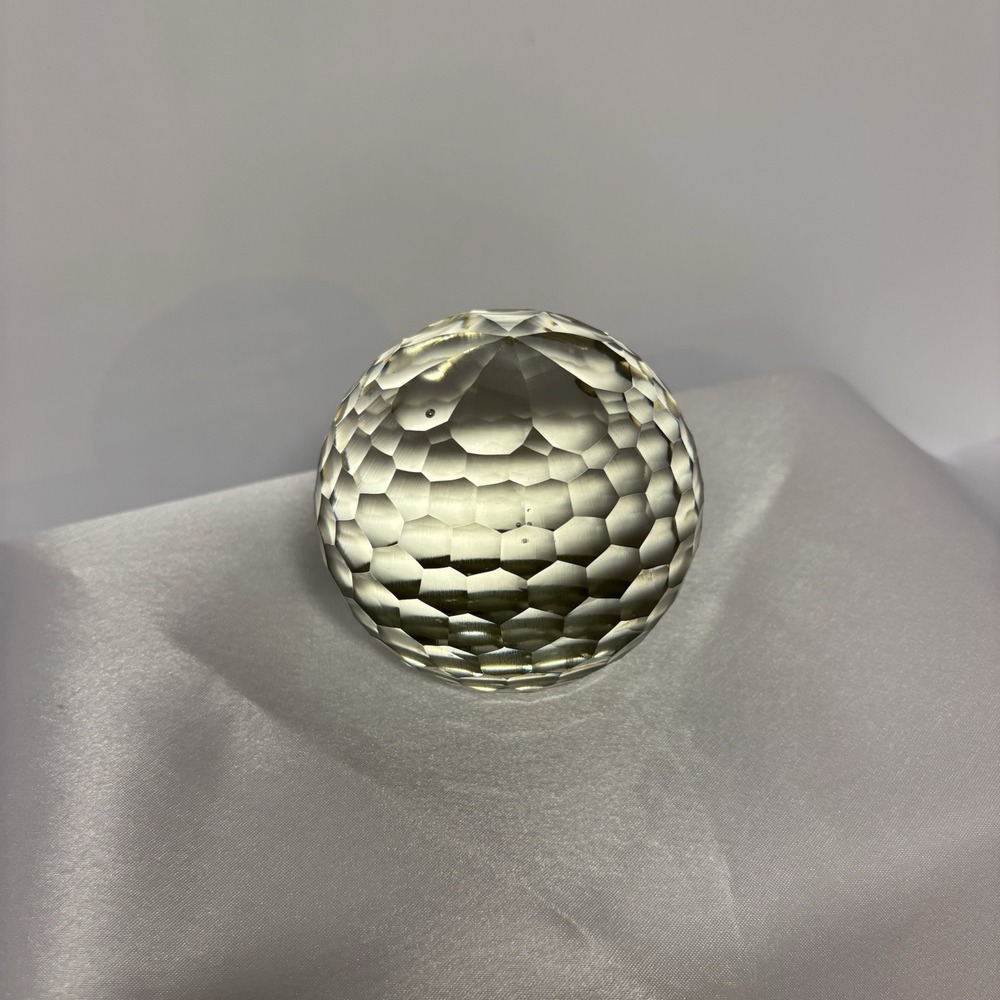 French Country Collections Honeycomb Glass Ball 3.5"